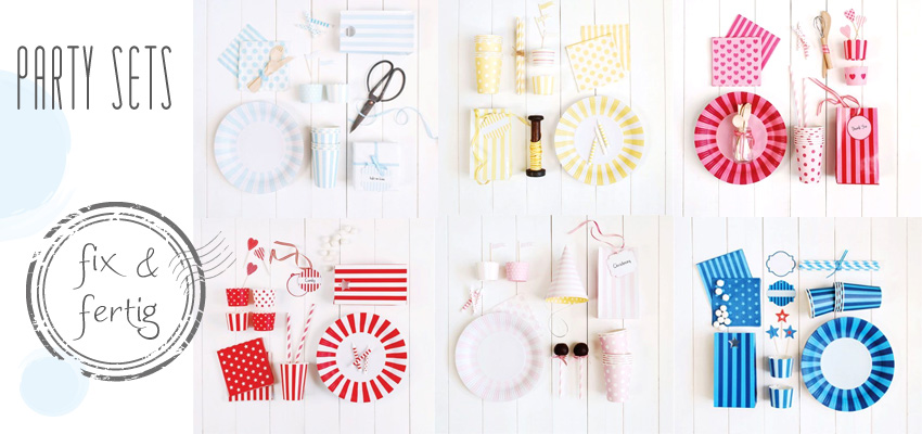 fix und fertig - Partysets für den Kindergeburtstag